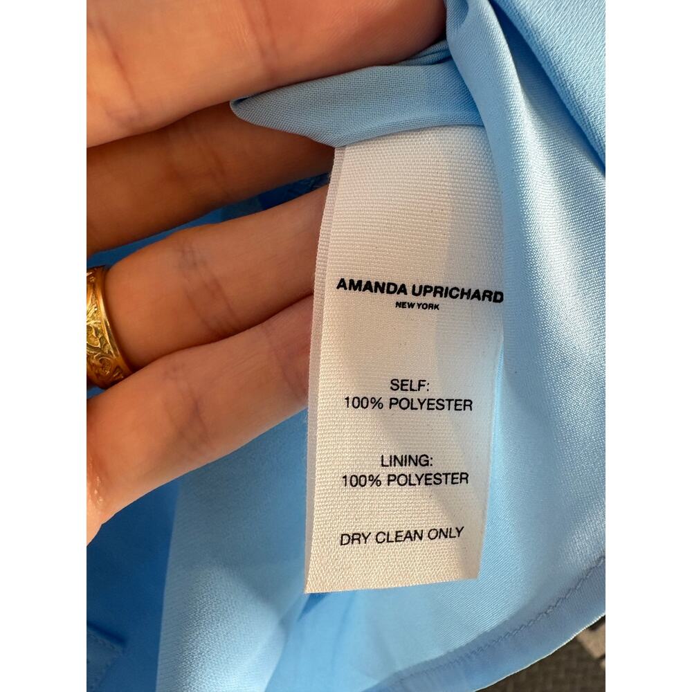 Amanda Uprichard Ace Mini Dress Square Neck Party Cocktail Preppy Summer Hoco M - Picture 10 of 10